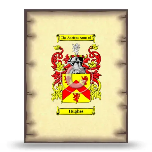 Hughes Coat of Arms Print