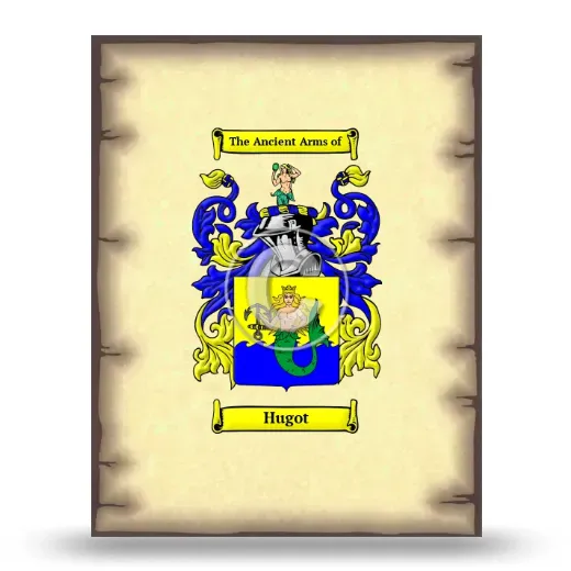 Hugot Coat of Arms Print