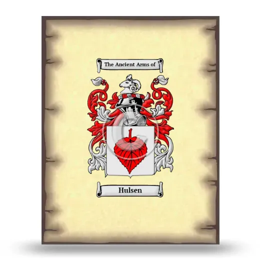 Hulsen Coat of Arms Print