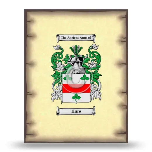 Hure Coat of Arms Print