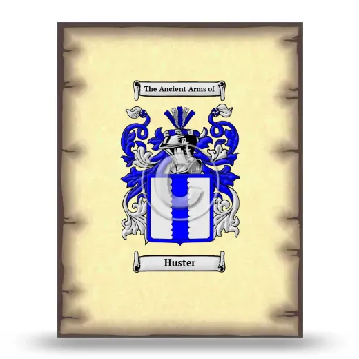 Huster Coat of Arms Print