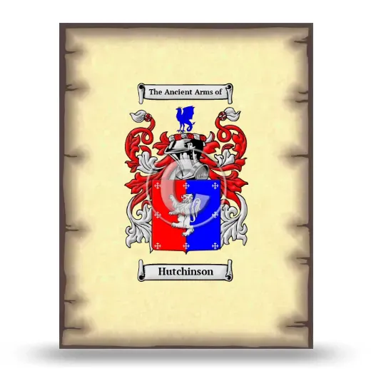 Hutchinson Coat of Arms Print