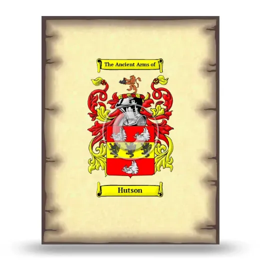 Hutson Coat of Arms Print