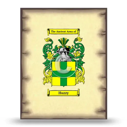 Huzzy Coat of Arms Print