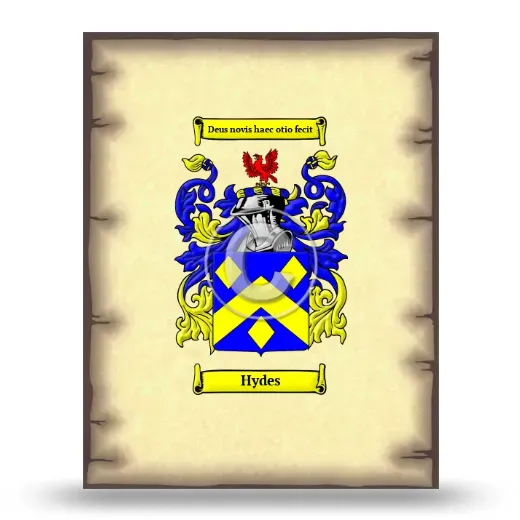 Hydes Coat of Arms Print