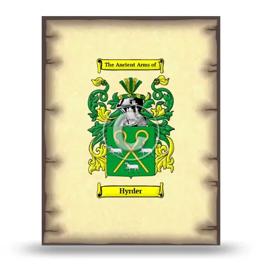 Hyrder Coat of Arms Print