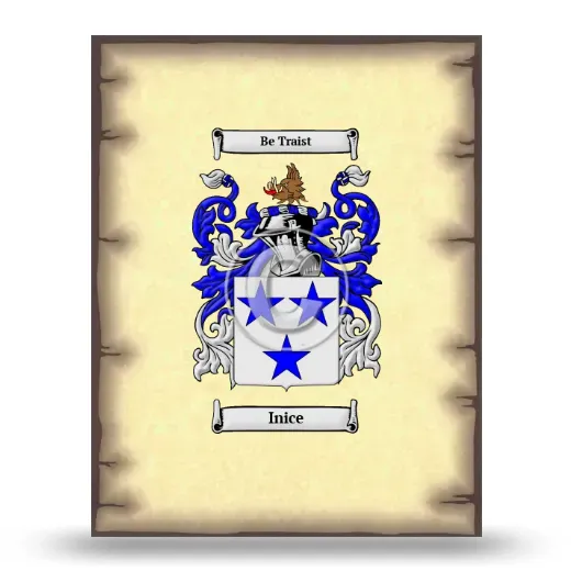 Inice Coat of Arms Print
