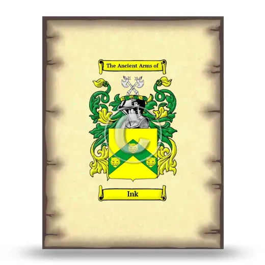 Ink Coat of Arms Print