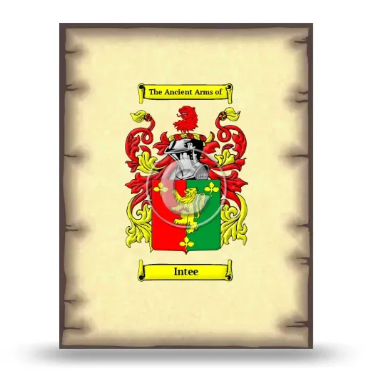 Intee Coat of Arms Print