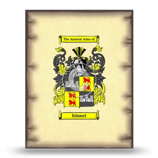 Irizarri Coat of Arms Print