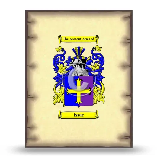 Issac Coat of Arms Print