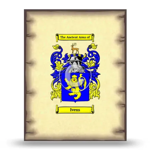 Ivens Coat of Arms Print