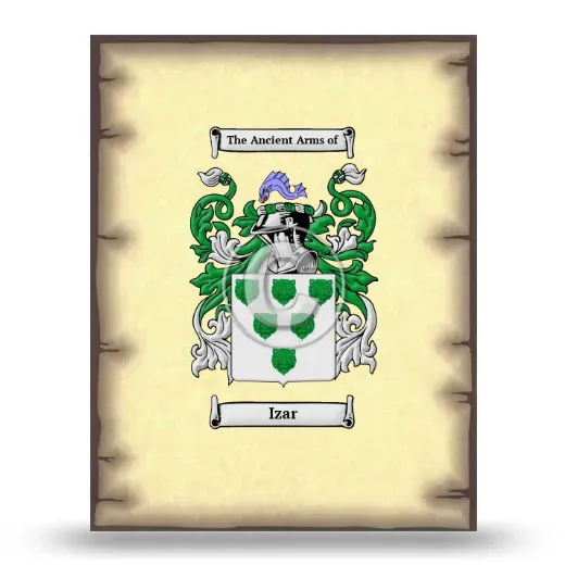 Izar Coat of Arms Print