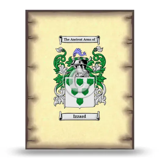 Izzard Coat of Arms Print