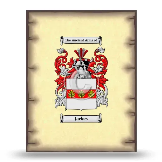 Jackes Coat of Arms Print
