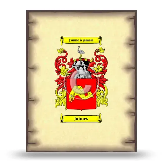 Jaimes Coat of Arms Print