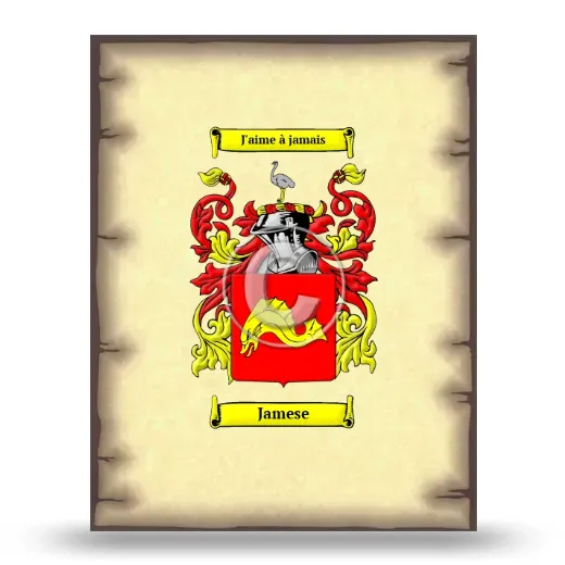 Jamese Coat of Arms Print