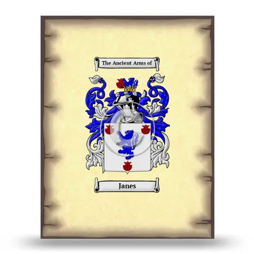 Janes Coat of Arms Print