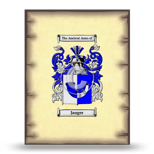 Jauger Coat of Arms Print