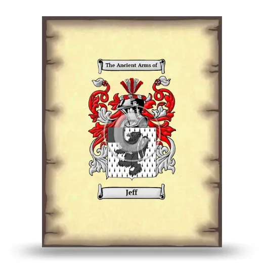 Jeff Coat of Arms Print