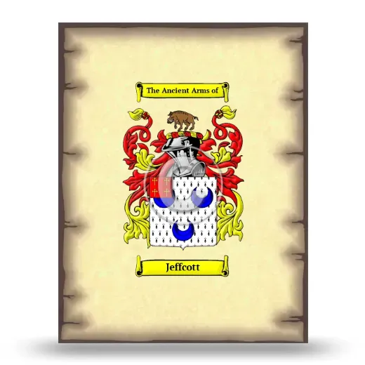 Jeffcott Coat of Arms Print