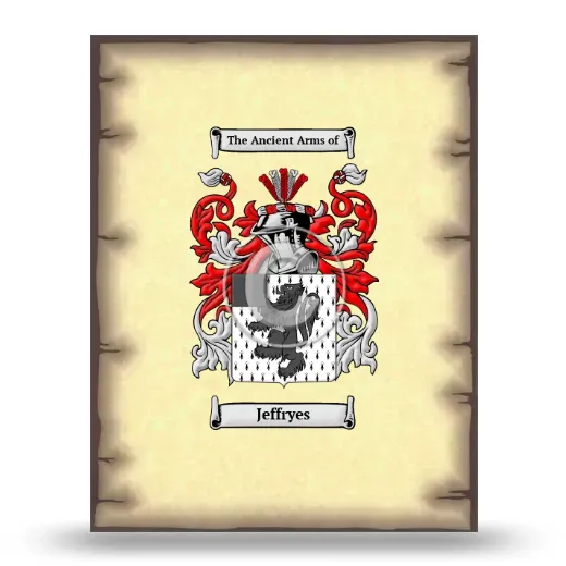 Jeffryes Coat of Arms Print