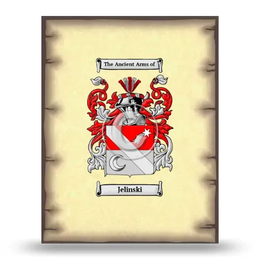 Jelinski Coat of Arms Print