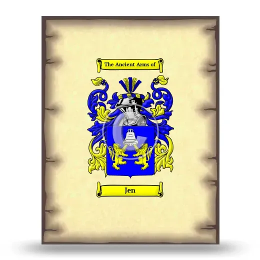 Jen Coat of Arms Print