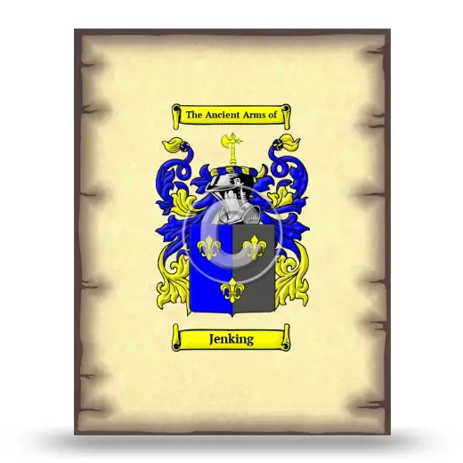 Jenking Coat of Arms Print