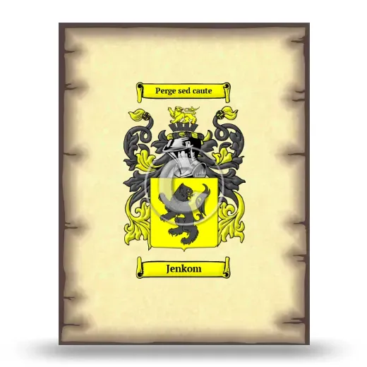 Jenkom Coat of Arms Print
