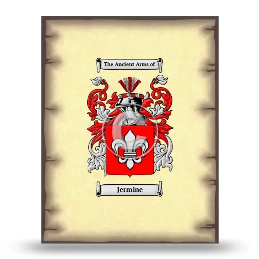 Jermine Coat of Arms Print