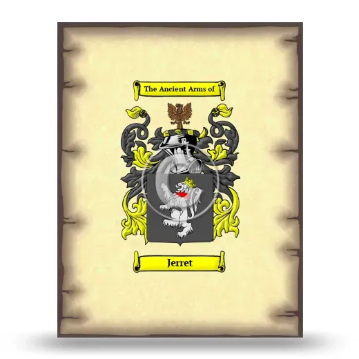 Jerret Coat of Arms Print