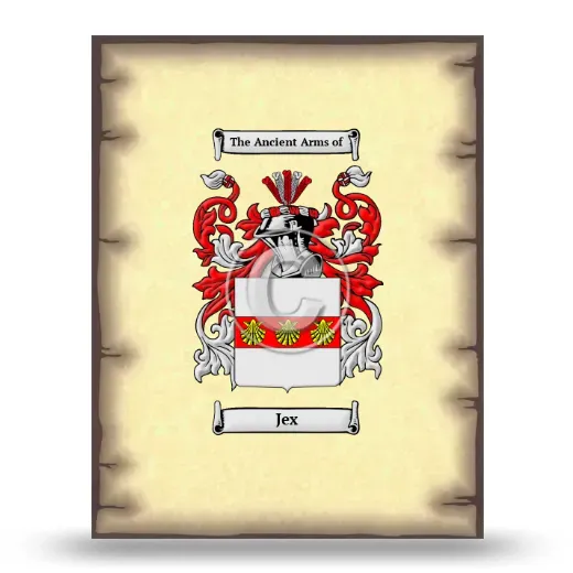 Jex Coat of Arms Print