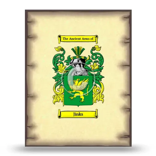 Jinks Coat of Arms Print