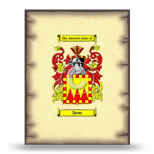 Jiron Coat of Arms Print