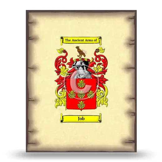 Job Coat of Arms Print
