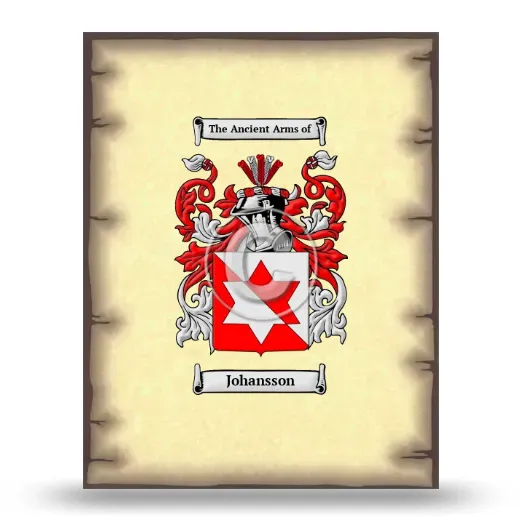 Johansson Coat of Arms Print