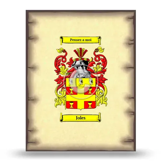 Joles Coat of Arms Print