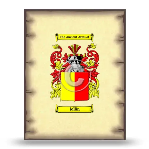 Jollin Coat of Arms Print