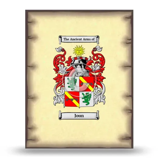 Joun Coat of Arms Print