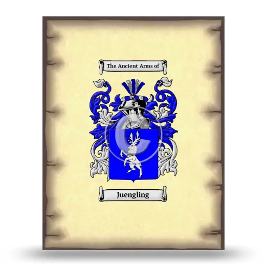 Juengling Coat of Arms Print