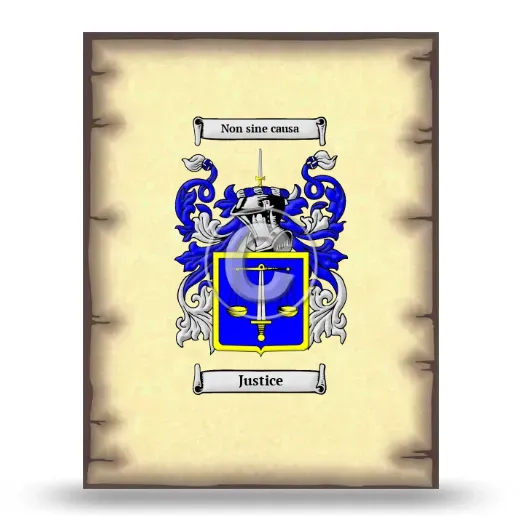 Justice Coat of Arms Print