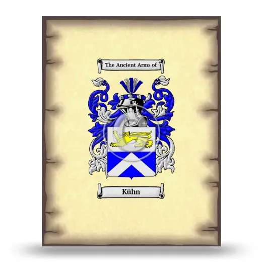 Kühn Coat of Arms Print