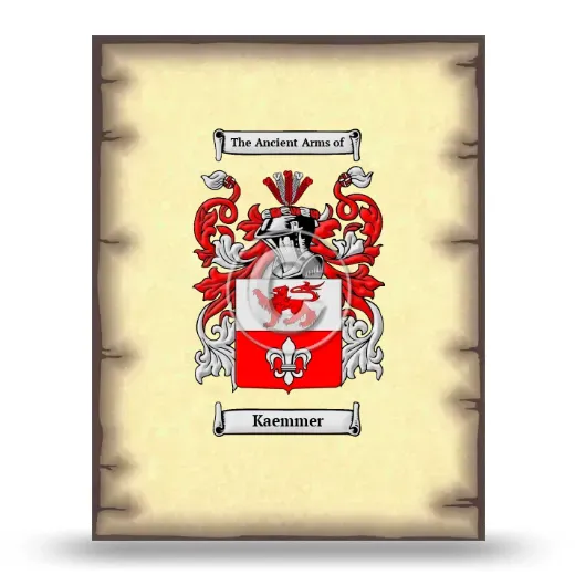 Kaemmer Coat of Arms Print
