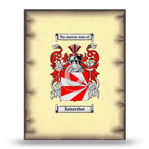 Kaisershot Coat of Arms Print