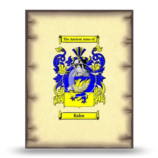 Kalor Coat of Arms Print