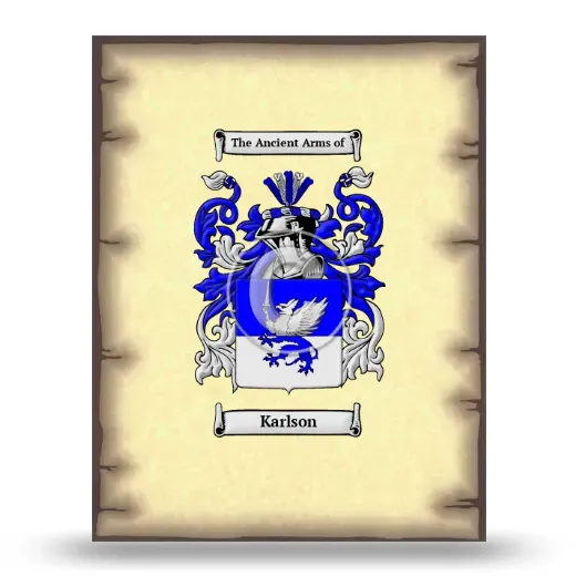 Karlson Coat of Arms Print