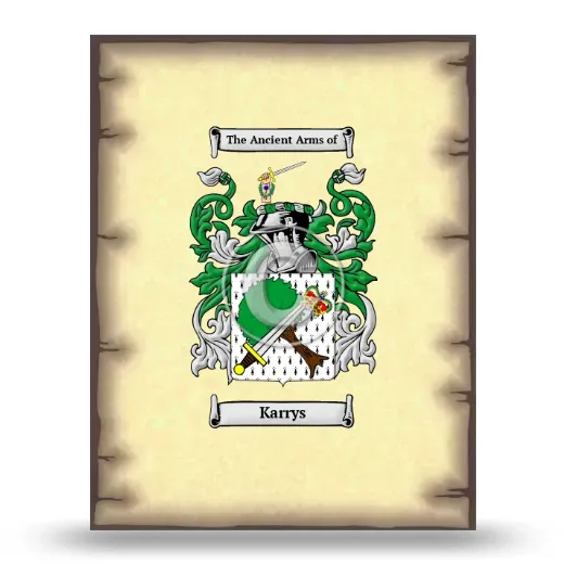 Karrys Coat of Arms Print
