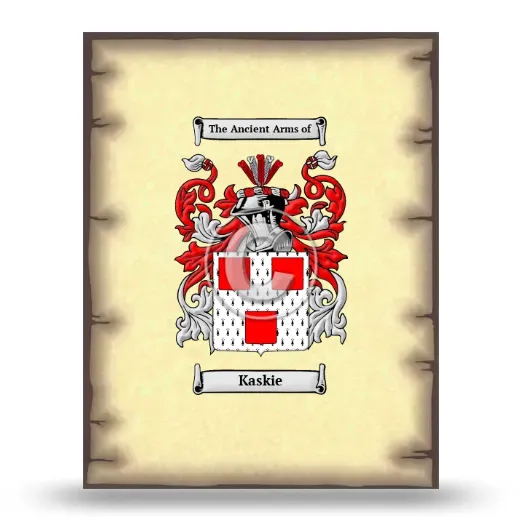 Kaskie Coat of Arms Print