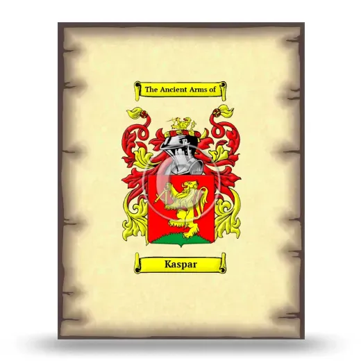 Kaspar Coat of Arms Print
